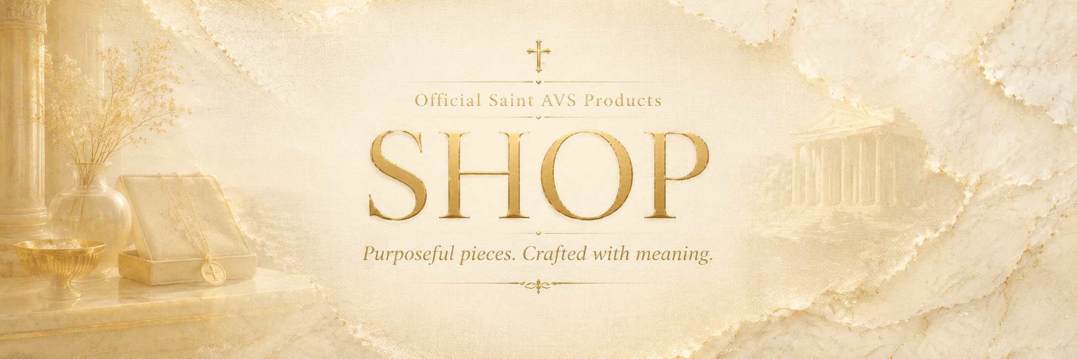 Shop Saint AVS premium products banner